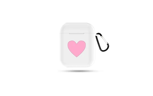 Airpods 1 2 heartbeat storage bag case - white product image