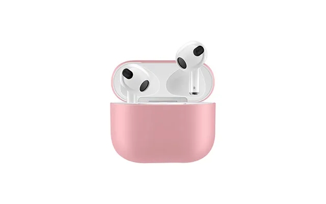Airpods 3 Simple Silikone Beskyttelse Cover - Lyserød product image