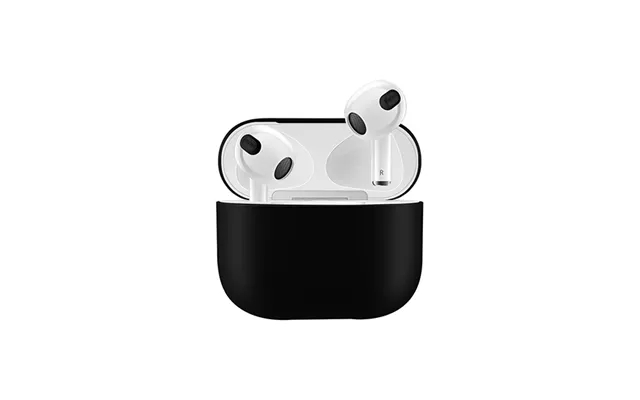 Airpods 3 Simple Silikone Beskyttelse Cover - Sort product image