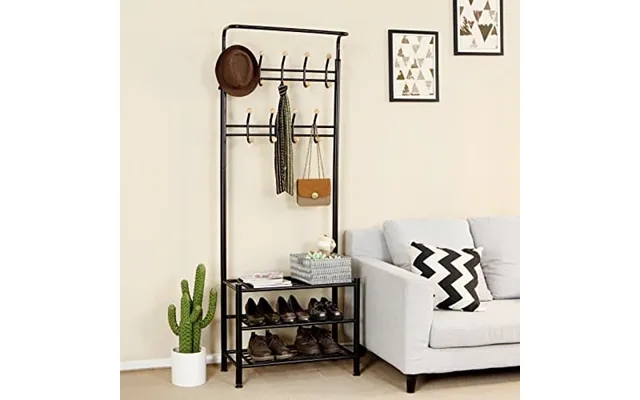 Clothes rack in black metal product image