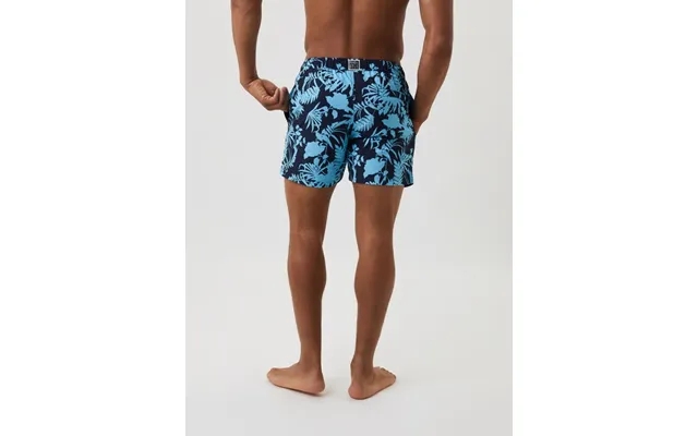 Castle print swim shorts - bb sums leafs product image