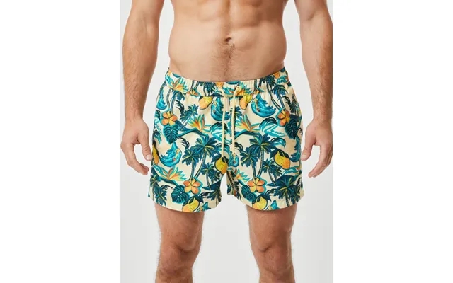 Castle print swim shorts - bb tigre big 2 product image