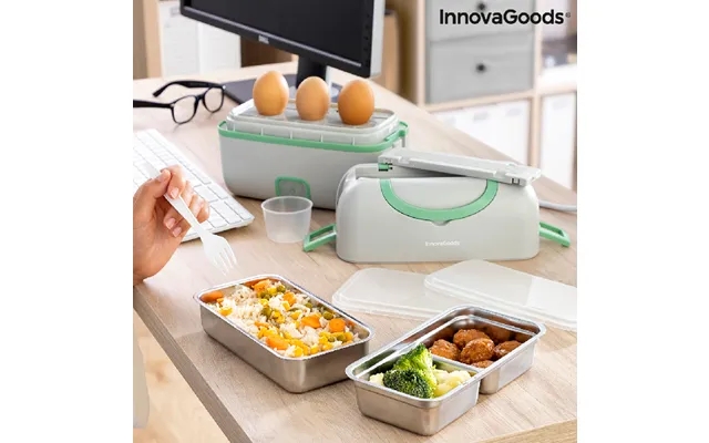 3-I-1 electrical steamer lunchbox with recipes beneam innovagoods product image