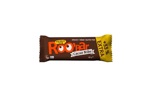 Bar Kakao Nibs Ø Roobar 100% Raw 30 G product image
