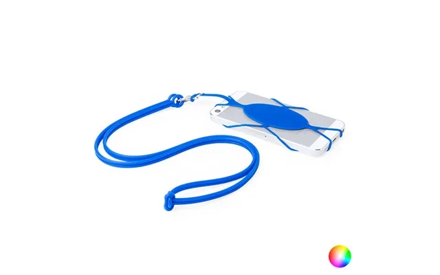 Lanyard with support to cellular phone 144993 blue refurbished a product image
