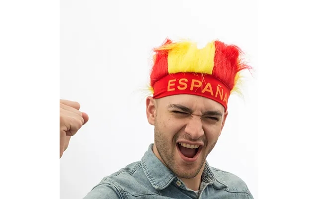 Wig with spanish flag refurbished a product image