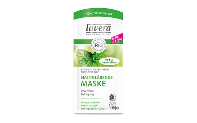 Purifying mash deep cleansing - - faces lavera 10 ml product image