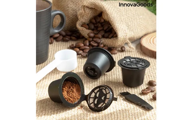 Sæt Med 3 Genanvendelige Kaffekapsler Recoff Innovagoods product image