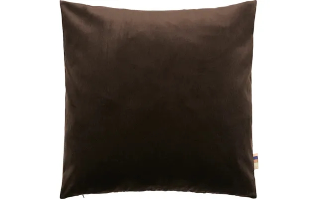 Hmt cushion m. Fill leia velours 40x40 dark brown product image