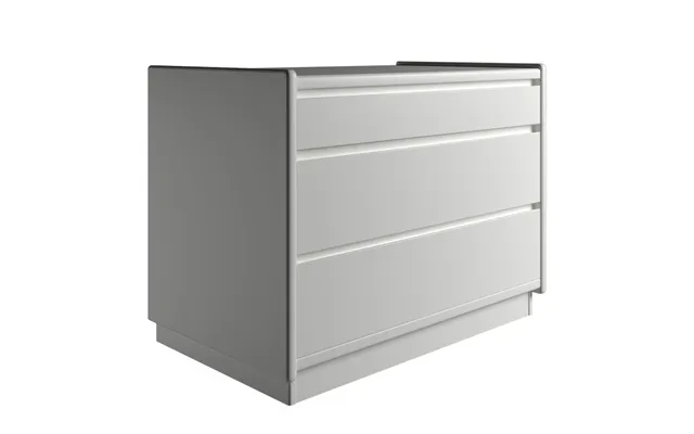 Kaagaard dresser 338037 80x37 white - plinth product image