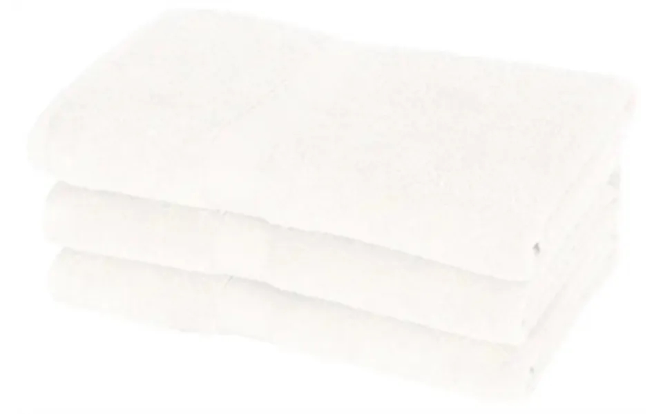Hvide Bade Håndklæder - 70x140 Cm