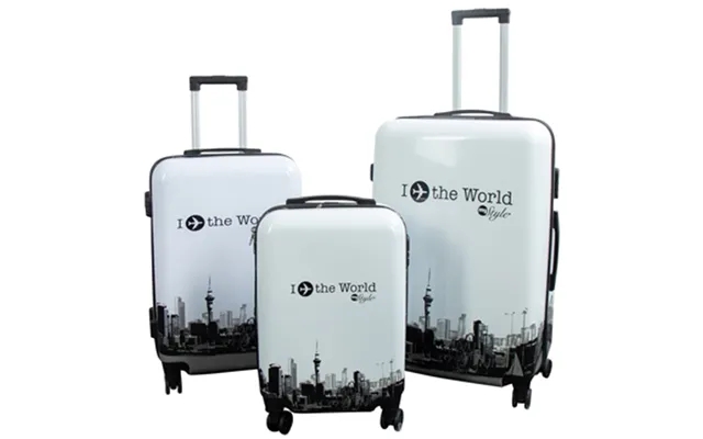 Kuffertsæt - I Love The World Hardcase Kuffert product image
