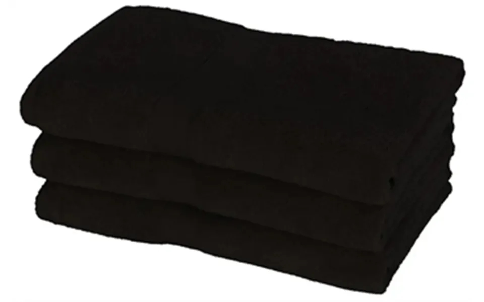 Black both håndklæder - 70x140 cm