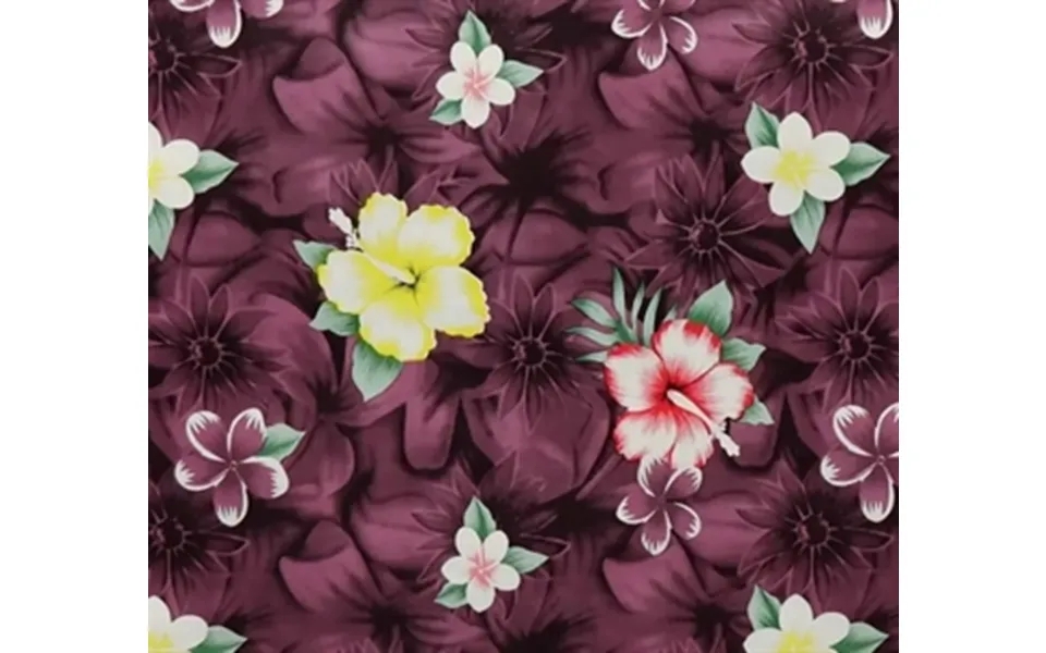 Oilcloth 10 m roll - purple flowers