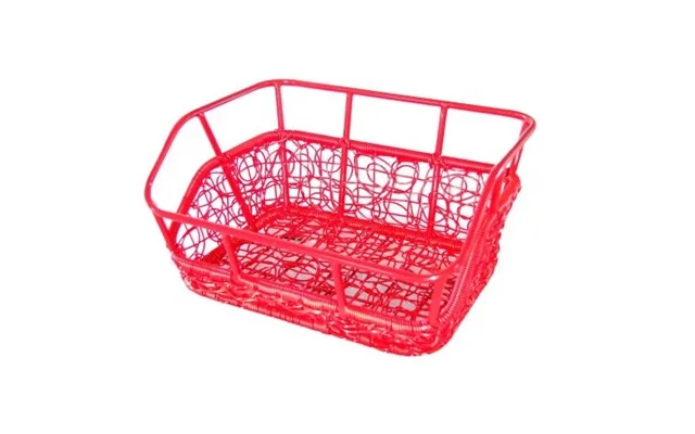 Bicycle basket lining nest red with dyed red alu top m bracket product image