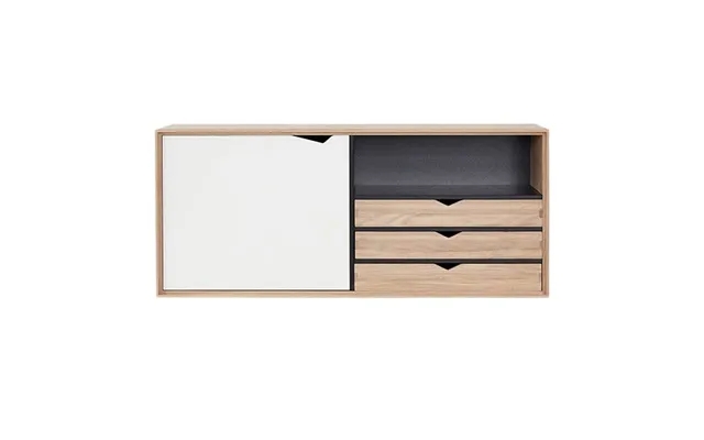 Andersen furniture s2 bookcase - oak soap product image