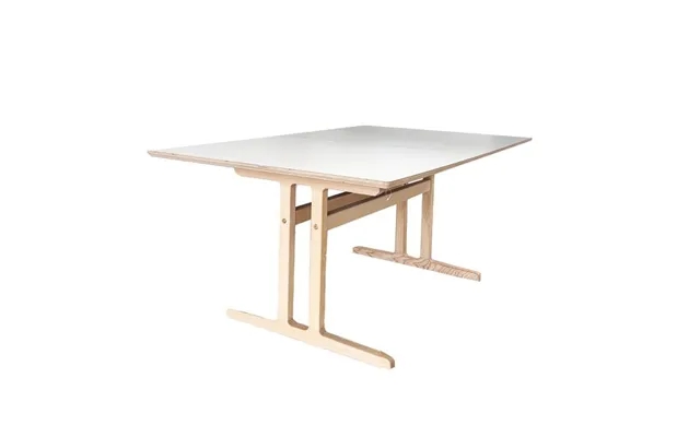 Haslev symphony 460 dining table - white laminate 1 paragraph extra leaf product image