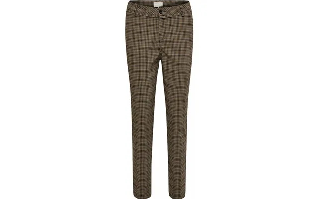 Minus new carma check 7 8 pants - misty blue checked product image