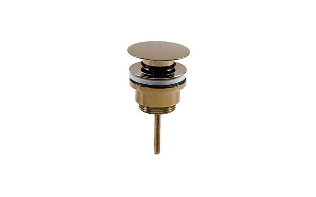 Pop up valve in pvd brass with flat top product image