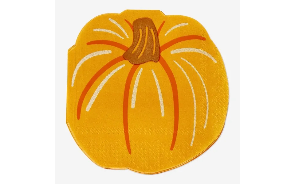 Pumpkin-shaped Servietter - 15 Paragraph