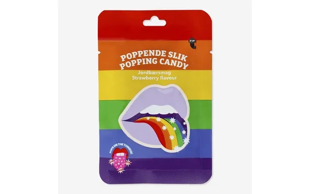 Popping candy. Strawberry flavor product image