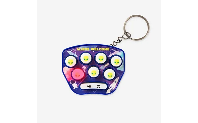 Space invader pocket games. With keychain product image