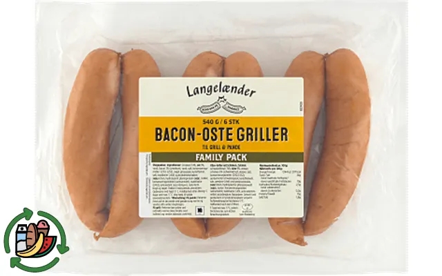 Bacon-ostegrill langelænder product image