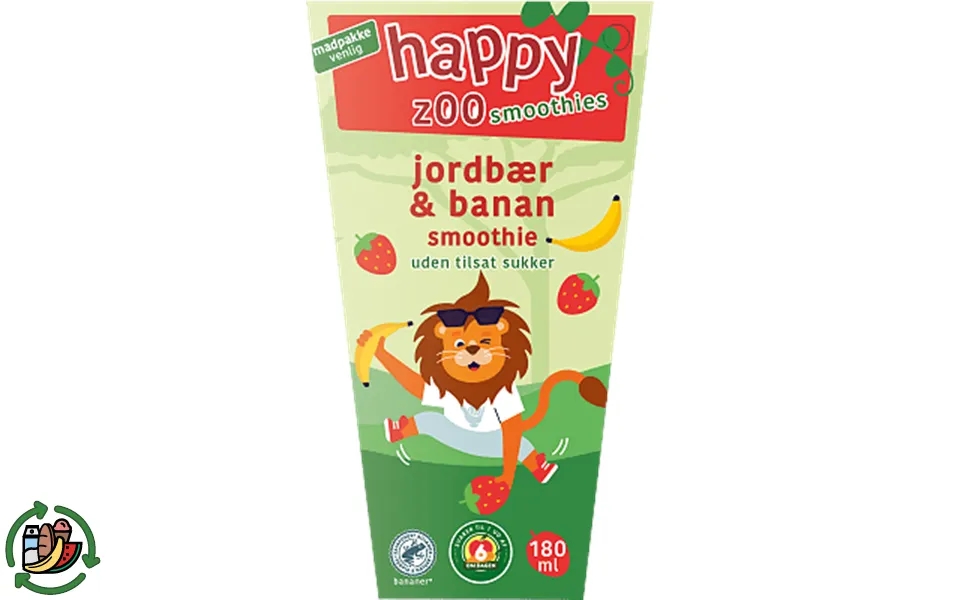Banana smoothie happy zoo