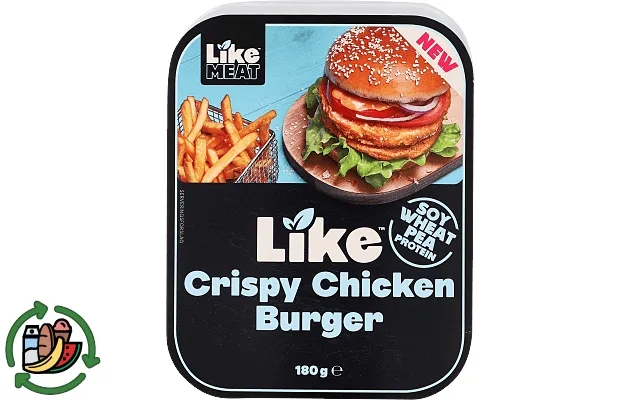 Chicken burger like meat product image