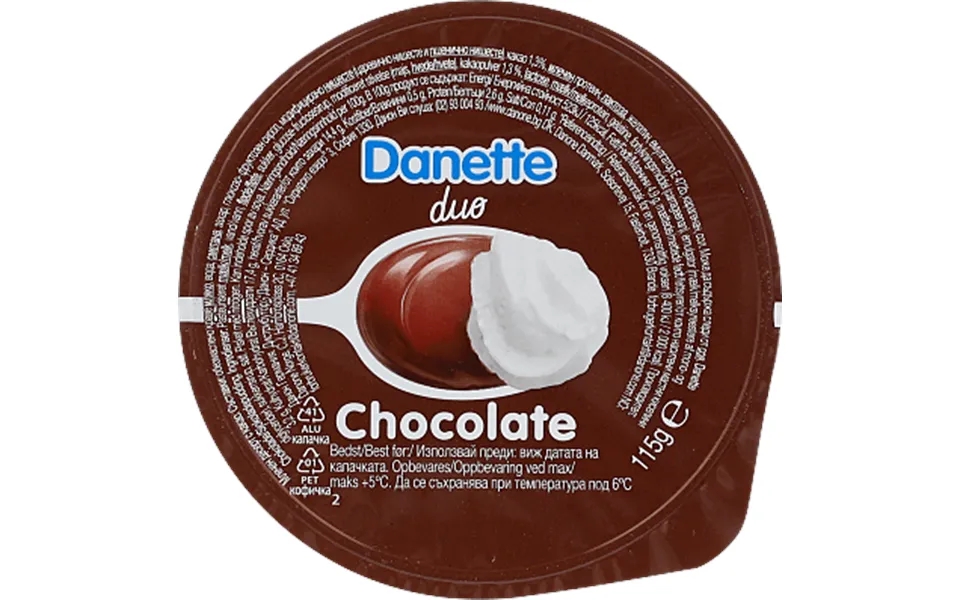 Chokoladebudd. Danette