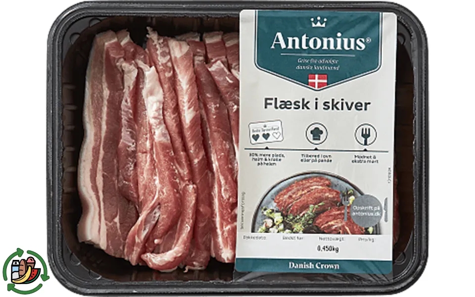 Bacon in slices antonius