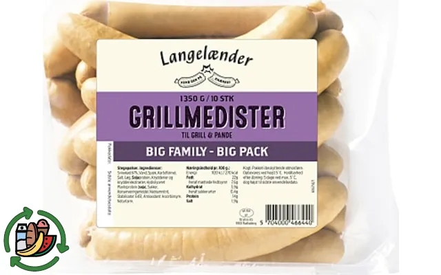 Grill sausage langelænder product image
