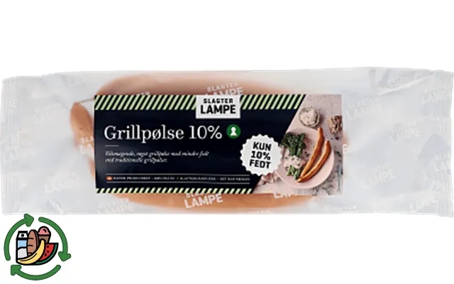 Grill sausage 10% slagterlampe product image