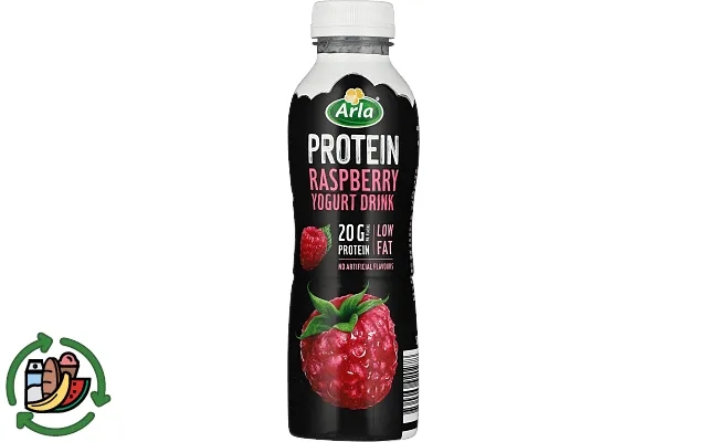 Raspberries beverage arla protein product image