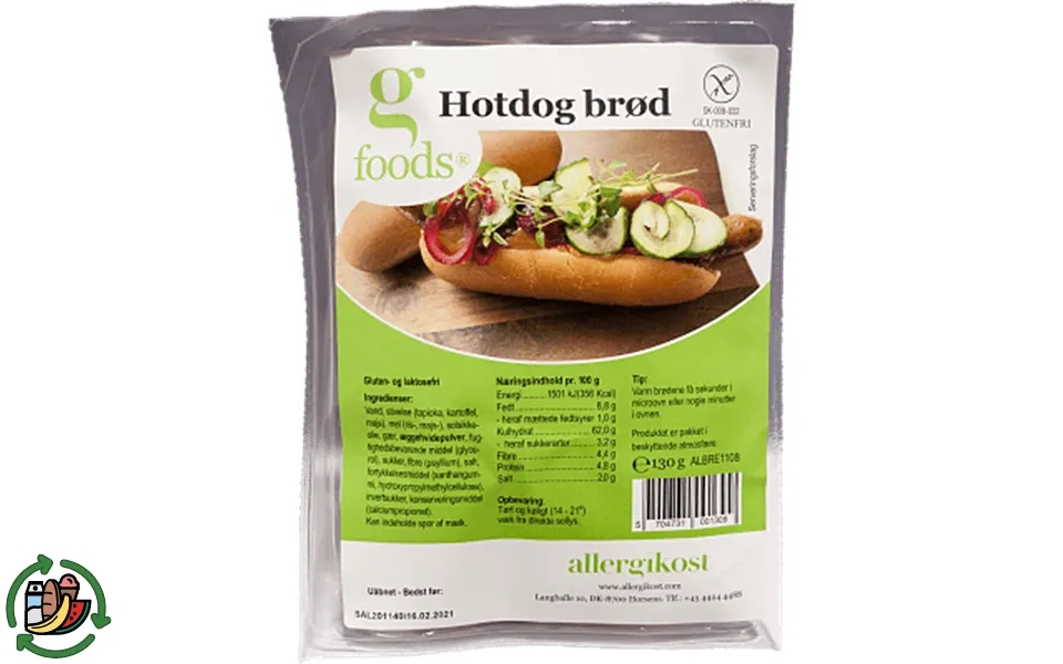 Hot dog bread g foods
