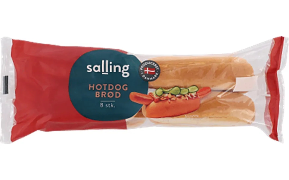 Hot dog bread salling