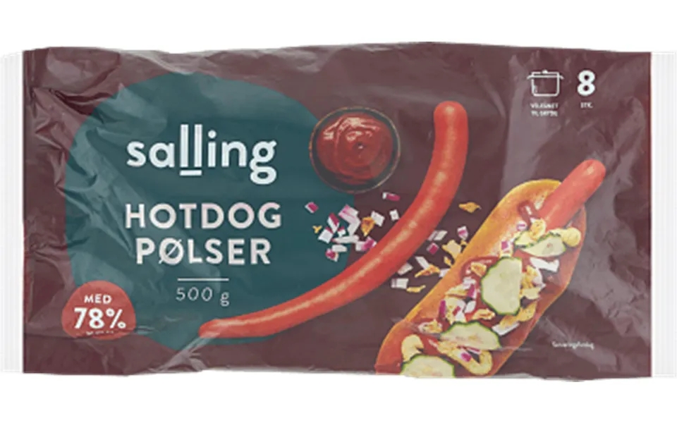 Hot dog sausages salling
