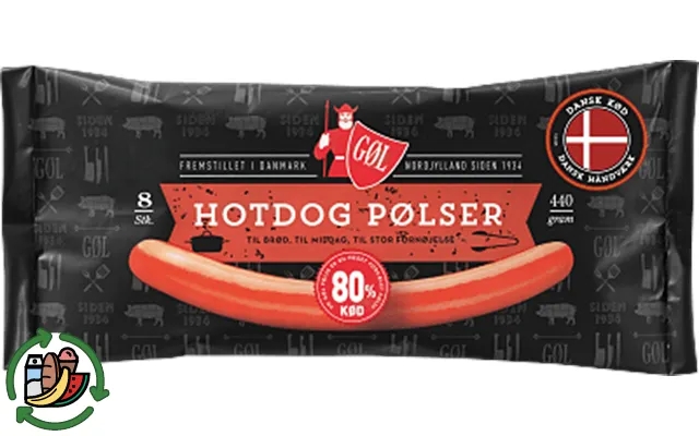 Hotdog sausages gøl product image