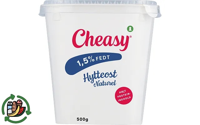 Cottage cheese 1,5% cheasy product image