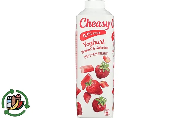 Strawberries. Rhubarb cheasy product image