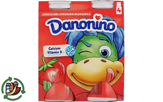 Strawberries beverage danonino product image