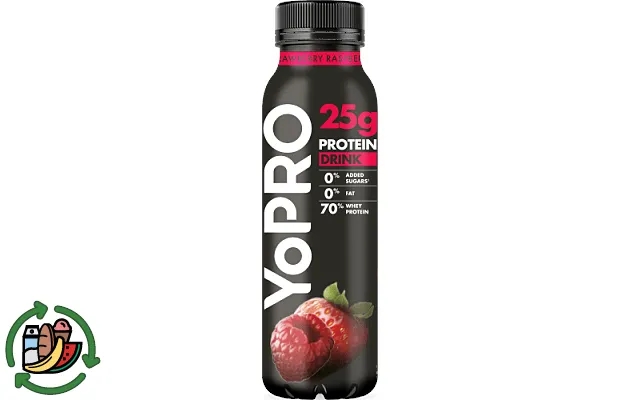 Strawberries beverage yopro product image