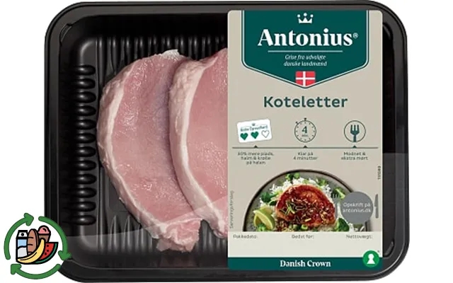 Pork chops 450g antonius product image