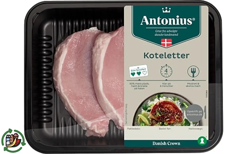 Pork chops 450g antonius