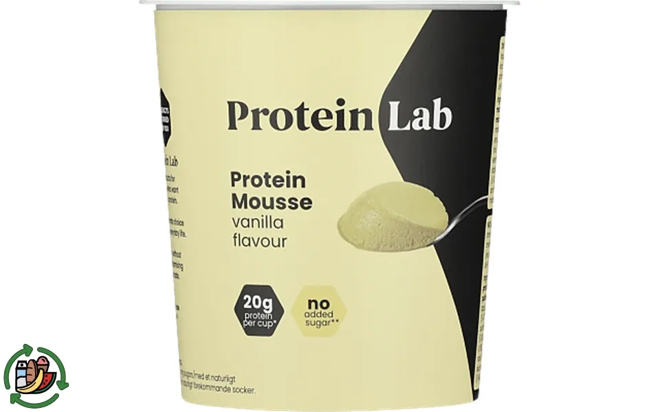 Mousse vanilla protein lab