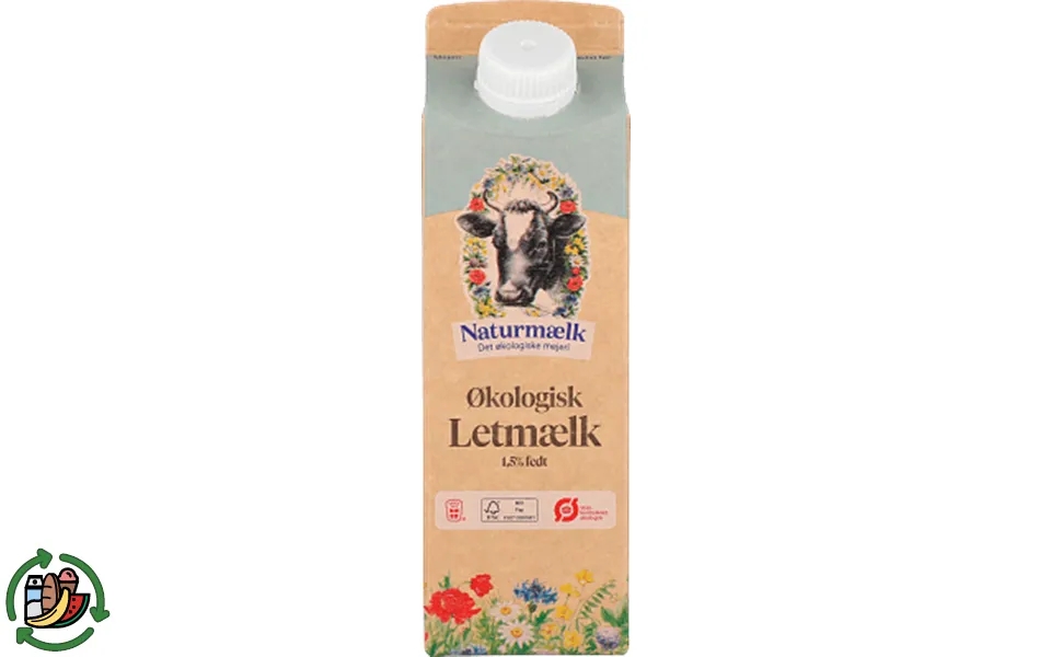 Eco semi- natural milk