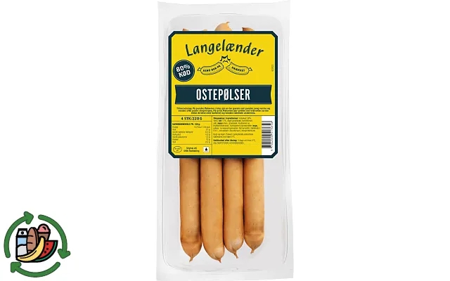 Cheese sausages langelænder product image