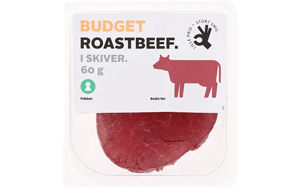 Roast beef budget