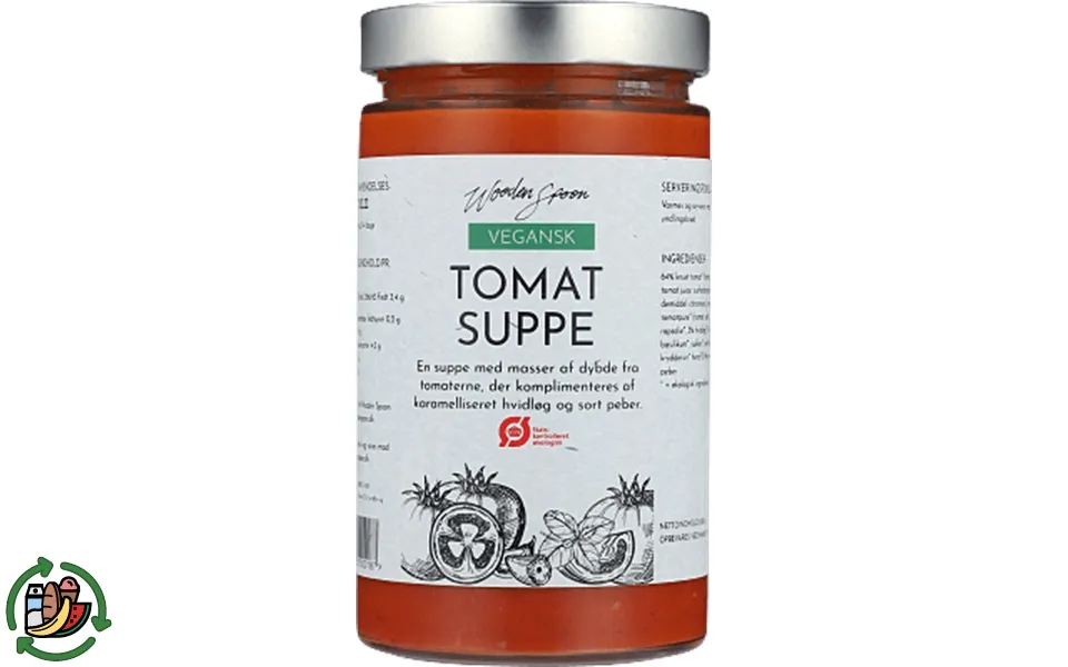 Tomato soup wooden spoon