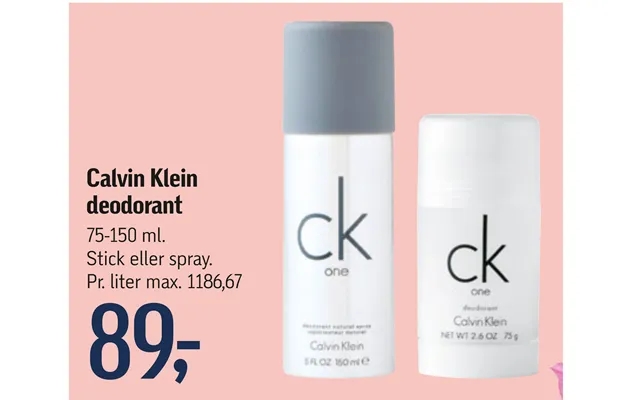 Calvin Klein Deodorant product image